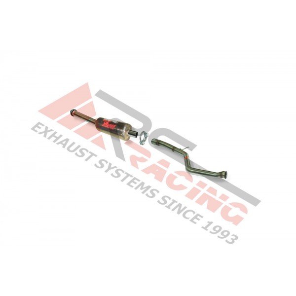 Tramo intermedio inoxidable con silenciador PEUGEOT 206 1.6I 8V 99- 90CV MºTU5JP