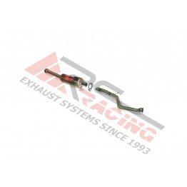 Tramo intermedio inoxidable con silenciador segundo tramo PEUGEOT 206 1.4I 16V XS 11/03-06 90CV MºET3J4