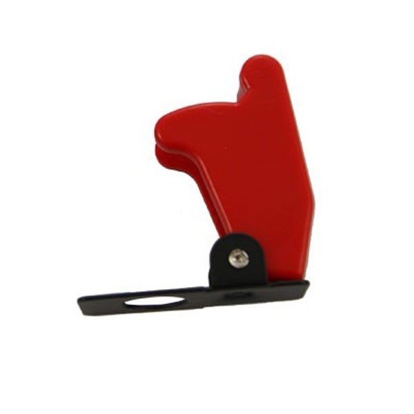TAPA PROTECTOR DE INTERRUPTOR TIPO AVIADOR ROJA