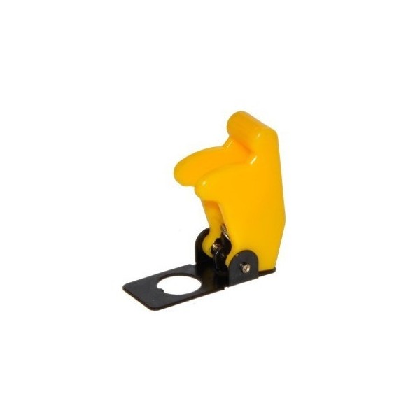 TAPA PROTECTOR DE INTERRUPTOR TIPO AVIADOR AMARILLO