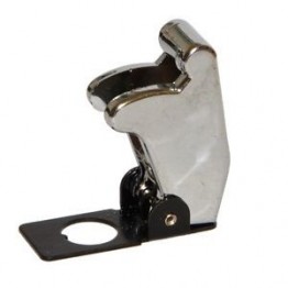 TAPA PROTECTOR DE INTERRUPTOR TIPO AVIADOR CROMO