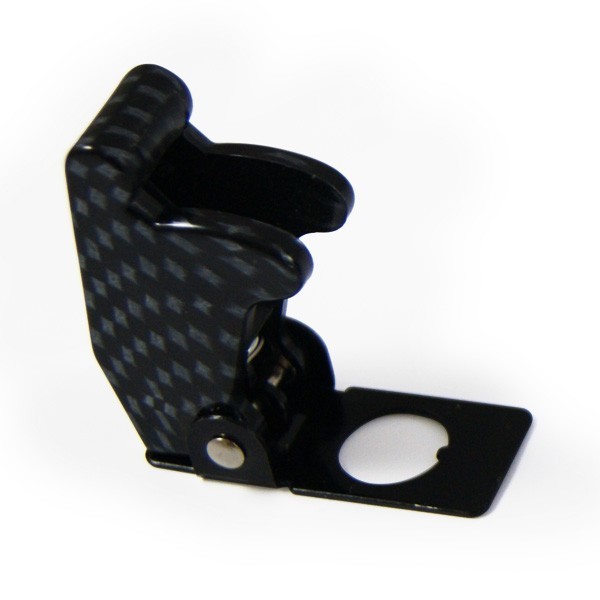 TAPA PROTECTOR DE INTERRUPTOR TIPO AVIADOR CARBONO