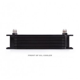 Universal 10 Row Oil Cooler, Black
