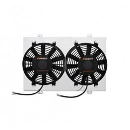 LS-Swapped Mazda RX-7 Performance Aluminum Fan Shroud Kit, 1993-1995
