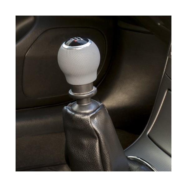 POMO OEM CORTO PIEL GRIS CON GATILLO 27MM CS6