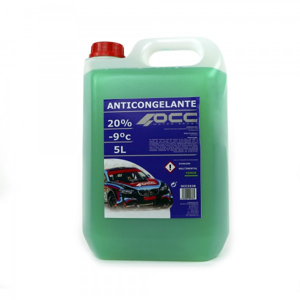 ANTICONGELANTE 5L 20% VERDE