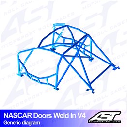 BMW (E30) 3-Series 2-doors Coupe RWD WELD IN V4 NASCAR-door