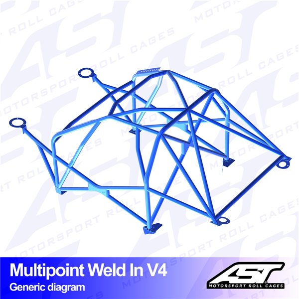 BMW (F87) 2-Series 2-doors Coupe RWD MULTIPOINT WELD IN V4