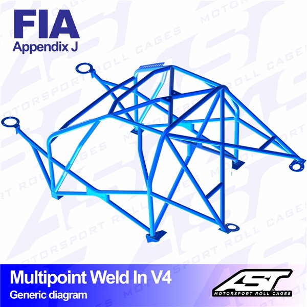 MITSUBISHI Lancer EVO VII 4-door Sedan MULTIPOINT WELD IN V4