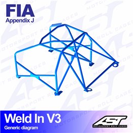 SUBARU Impreza (GC8) 2-doors Coupe 4WD WELD IN V3