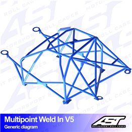 VW Lupo (6X) 3-doors Hatchback MULTIPOINT WELD IN V5
