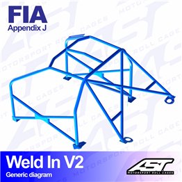 VW Polo (6N) 3-doors Hatchback WELD IN V2
