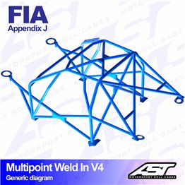 VW Polo (6N) 3-doors Hatchback MULTIPOINT WELD IN V4