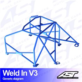 VW Polo (6R) 3-doors Hatchback WELD IN V3