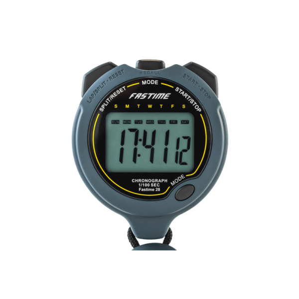 CRONO FAST TIME 28 COLUR GREY CUM SPLIT JUMBO DISPLAY STOPWATCH