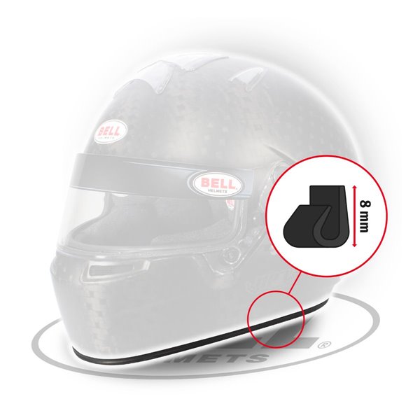 GOMA PERFIL CASCO BELL 1,7M