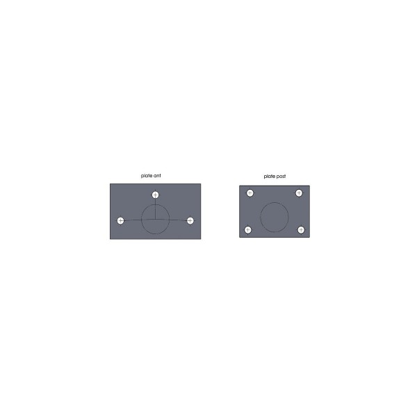 KIT OF PLATES PARA ROLLBAR FIXING