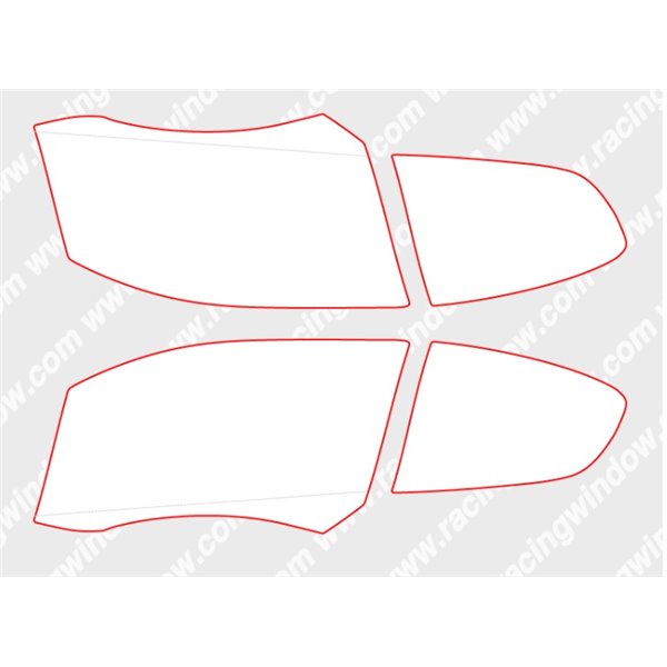 KIT VENTANAS PEUGEOT 206 CC 
