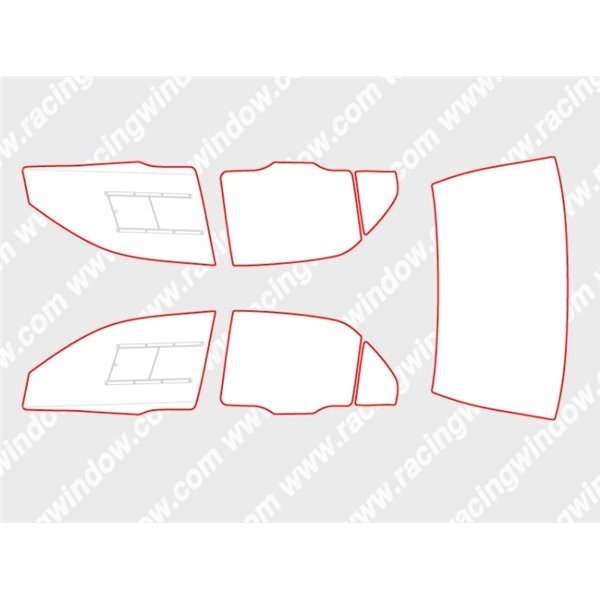 KIT VENTANAS ALFA ROMEO 33 