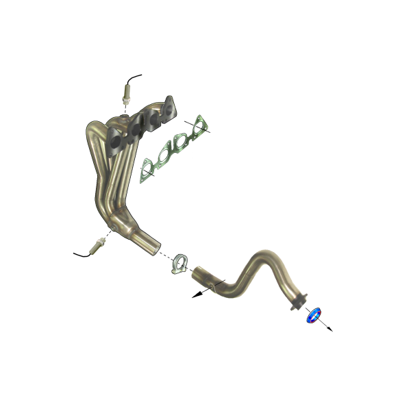 Colector de escape  inoxidable  CITROËN XSARA 1.6i 16V 2000- CITROËN XSARA 1.6i 16V 2000- 100CV MºNFU
