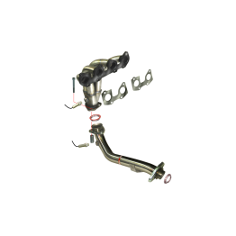 Colector de escape  inoxidable  CITROËN C3 1.4i 8V 05/03- CITROËN C3 1.4i 8V 05/03- 75CV MºKFV(TU3JP)