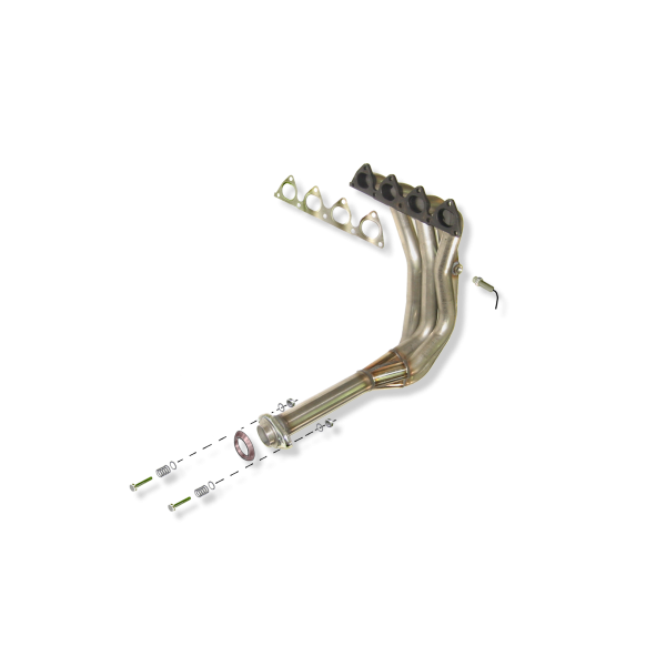 Colector de escape  inoxidable  HONDA CIVIC 1.4I 16V 96-97 HONDA CIVIC 1.4I 16V 96-97 75CV MºD14A3