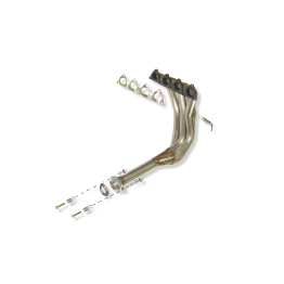 Colector de escape  inoxidable  HONDA CIVIC 1.4I 16V 96-97 HONDA CIVIC 1.4I 16V 96-97 75CV MºD14A4