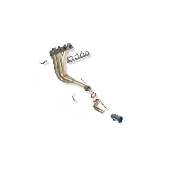 Colector de escape  inoxidable  OPEL CORSA C 1.4I 16V 2000- OPEL CORSA C 1.4I 16V 2000- 90CV MºZ14XE