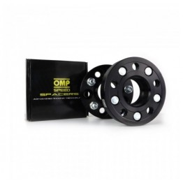 PCD 5X114.3 BUJE 66,1 ANCHO 20MM M12X1.25 COLOR NEGRO DOBLE FIJACION 
