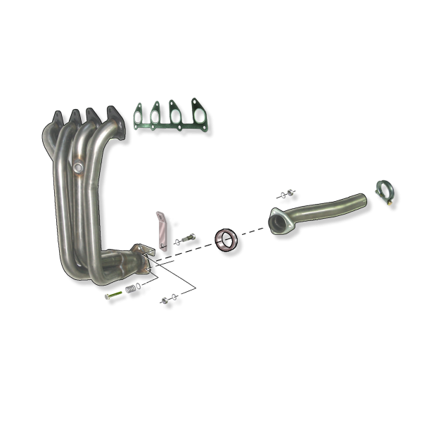 Colector de escape  inoxidable  OPEL CORSA B 1.6I 8V GSI 93- OPEL CORSA B 1.6I 8V GSI 93-  