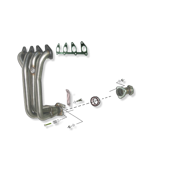 Colector de escape  inoxidable  OPEL ASTRA F 1.4I 8V -96 OPEL ASTRA F 1.4I 8V -96 60CV MºC1.4NZ