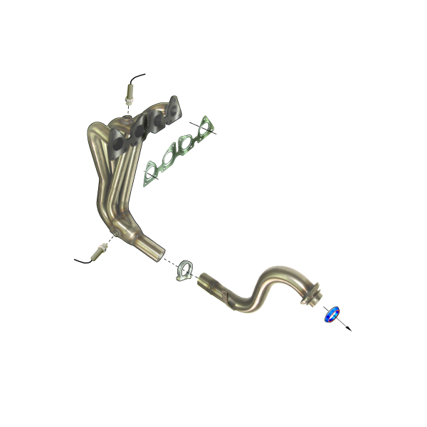 Colector de escape  inoxidable  PEUGEOT 307CC 1.6I 16V 02- PEUGEOT 307CC 1.6I 16V 02- 110CV MºNFU