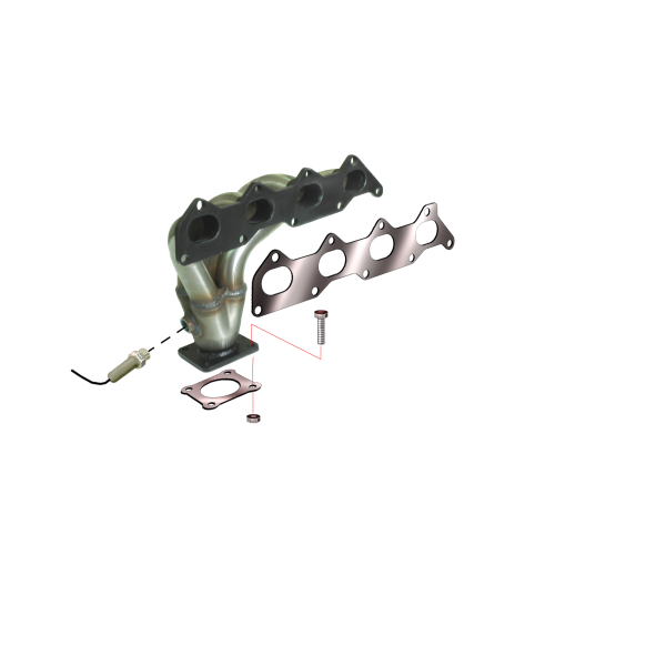 Colector de escape  inoxidable  SEAT IBIZA 1.4I 16V 2002- SEAT IBIZA 1.4I 16V 2002- 100CV MºBBZ