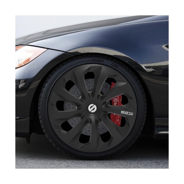 TAPACUBOS SICILIA NEGRO 14" SPC 4UDS CS5