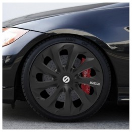 TAPACUBOS SICILIA NEGRO 15" SPC 4UDS CS5