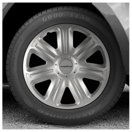 TAPACUBOS ESTORIL PLATA 14"