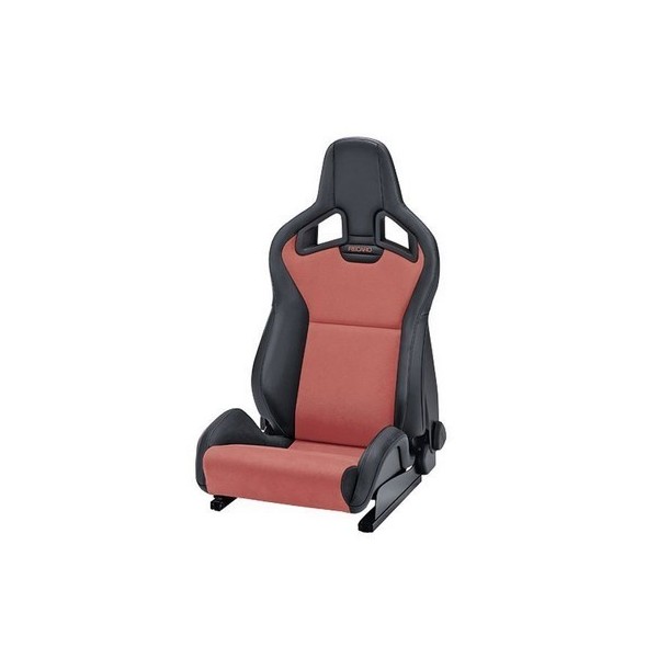 ASIENTO RECARO SPORTSTER CS CALEFACCION PIEL ARTIFICIAL NEGRO/DINAMICA ROJO PILOTO