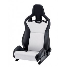 ASIENTO RECARO SPORTSTER CS CALEFACCION PIEL ARTIFICIAL NEGRO/DINAMICA GRIS PILOTO