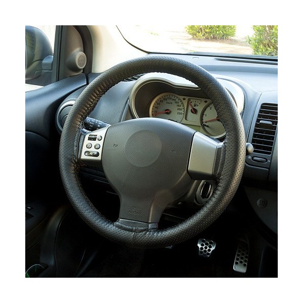 FUNDA VOLANTE NEGRA COSIDA CS6