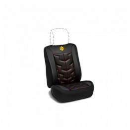 RESPALDO DE ASIENTO CARRERA NEGRO-ROJO