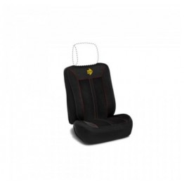 RESPALDO DE ASIENTO ESTILO NEGRO/ROJO