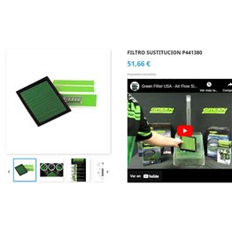 FILTRO DAEWO NEXIA GREEN P441380 