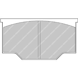 FRP101R PASTILLAS FERODO DS3000 FRP101R