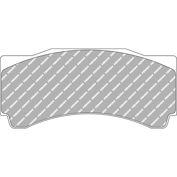 FRP3145ZB PASTILLA FERODO DS1 (RODADAS) FRP3145ZBFRP3145ZB
