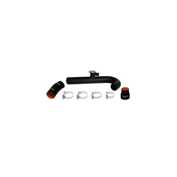 Ford Mustang EcoBoost Hot-Side Intercooler Pipe Kit, 2015+ Wrinkle Black