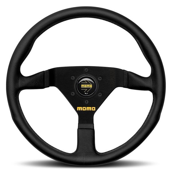VOLANTE MOMO MOD.78 350 NEGRO PIEL 350MM