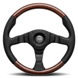 VOLANTE MOMO DARK FIGHTER MADERA 35 350MM