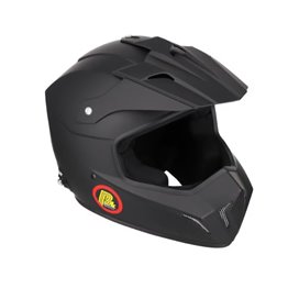 CASCO CROSS BELTENICK FIA-SNELL NEGRO
