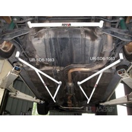 Honda Accord 90-93 UltraRacing 2x 3-Point Side Floor Bars