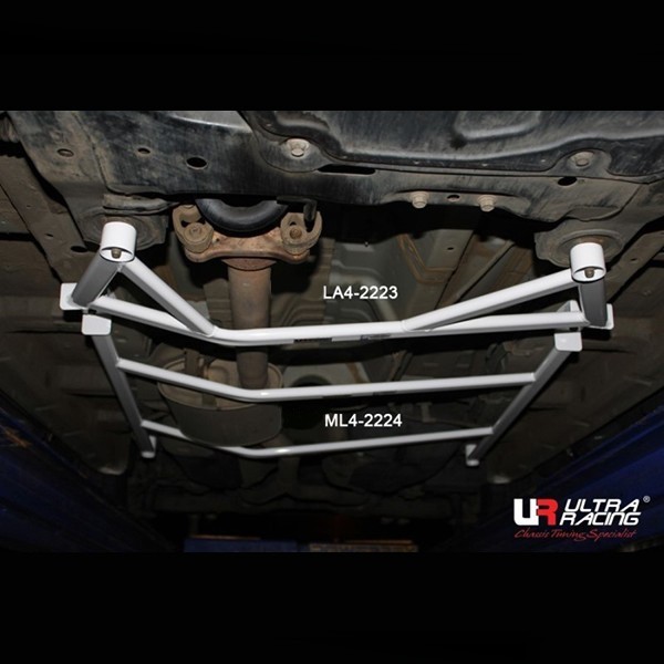 Mitsubishi EVO X UltraRacing 4-Point Rear Lower Brace 1423